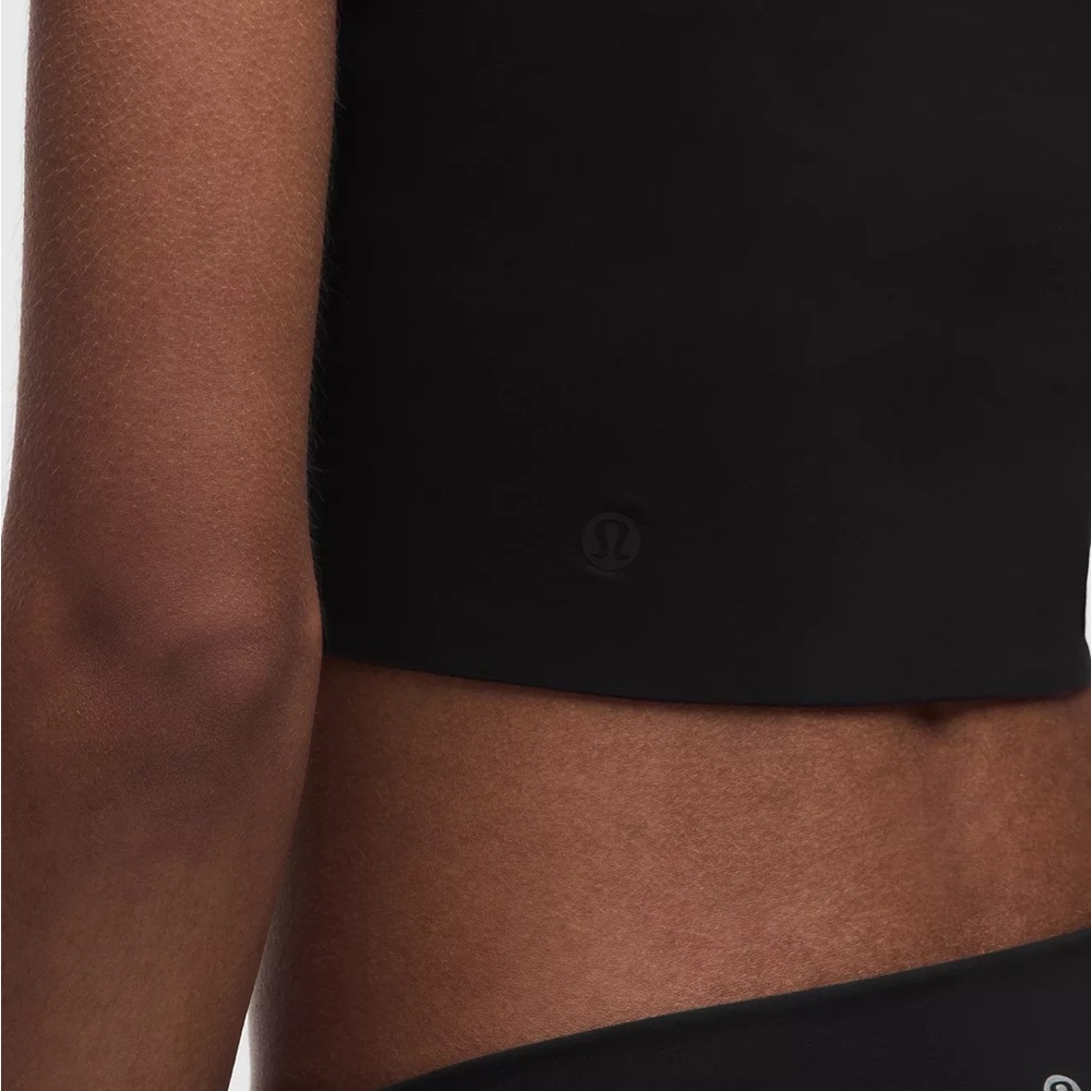 Lululemon Wundermost Crewneck Cropped T-Shirt | Size L - Picture 3 of 5